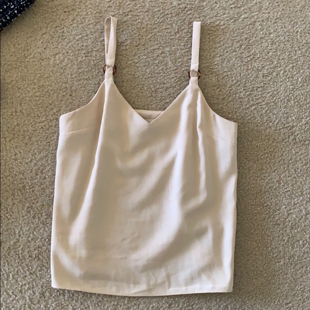 Topshop Linen Tank